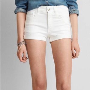 White American Eagle Jean Shorts